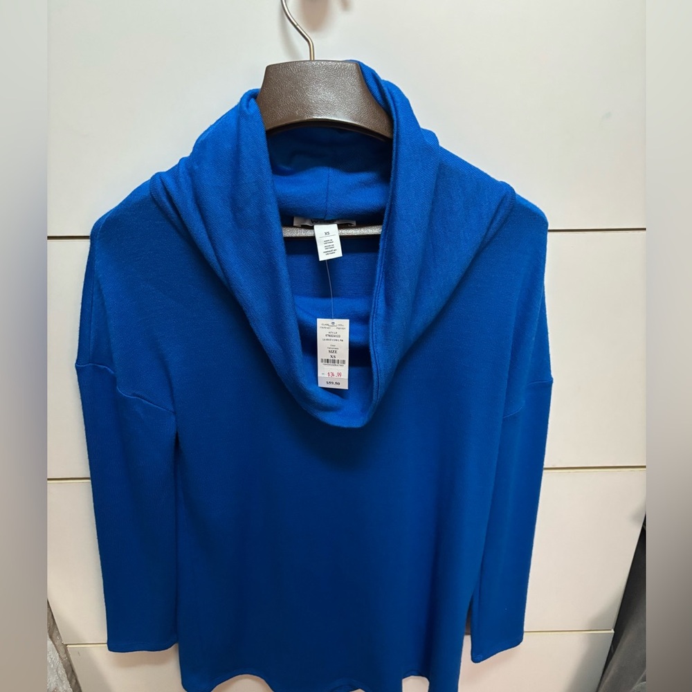 NWT White House Black Market cowl neck sweater XS